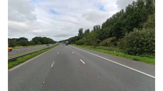 Major motorway shut down until 10am due to severe accident.
