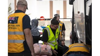 Last flight from Lebanon brings Aussies back home after mercy mission.