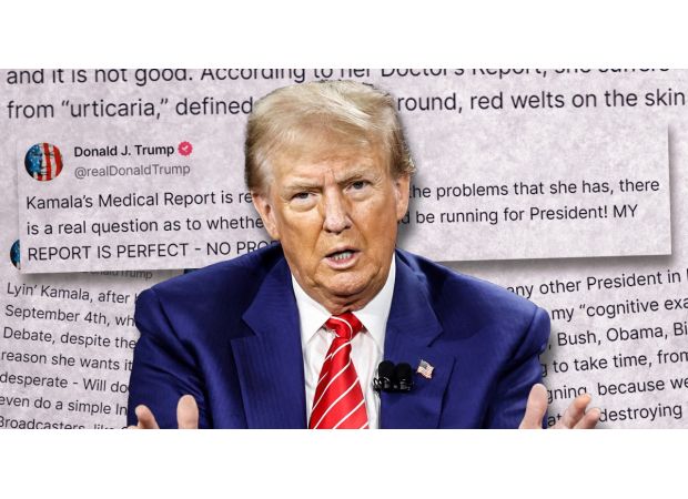 Trump says Harris has 