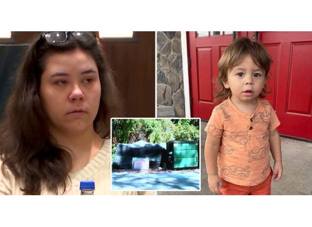 Mother murdered infant, disposed of body in trash, falsely blaming smell on shrimp pasta.
