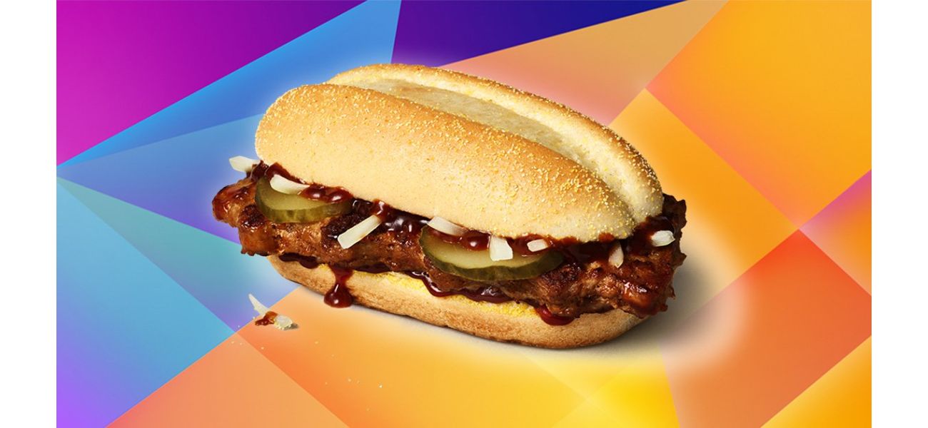 To me, the McRib is more than just a regular burger from McDonald's.