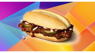To me, the McRib is more than just a regular burger from McDonald's.
