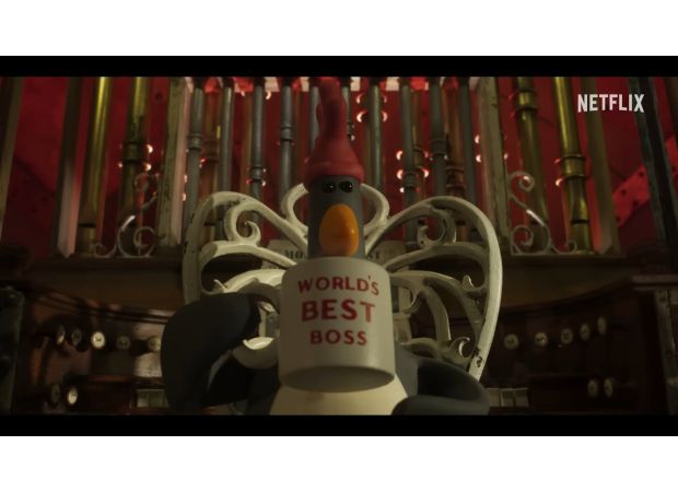 Excitement among Wallace and Gromit enthusiasts as they notice an exciting present in the trailer.