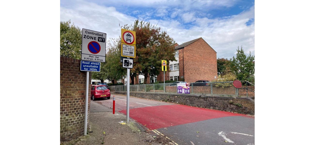 To reduce school traffic, council installs oversized crayons to discourage parents from driving their kids to school.