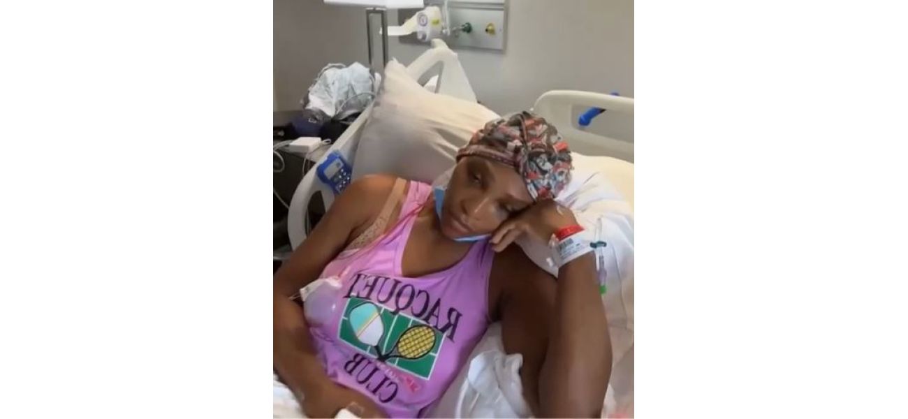 Serena Williams had a non-cancerous growth removed from her neck.