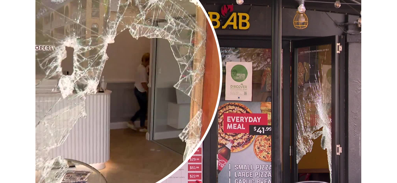 Several Brisbane businesses on same street burgled with axe.