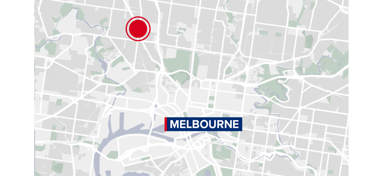 A woman is being sought for stabbing a man at a business in Melbourne.