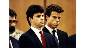 The Menendez brothers' relatives demand their release during a press conference.