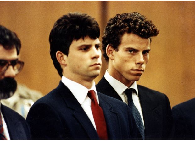 The Menendez brothers' relatives demand their release during a press conference.