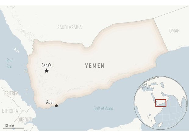American B-2 stealth bombers strike Yemen rebels' underground bunkers.