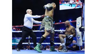 Investigation launched into gloves used by Fabio Wardley following violent knockout of Frazer Clarke.