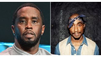 A woman claims Diddy raped her with a remote following allegations of his involvement in Tupac's murder.