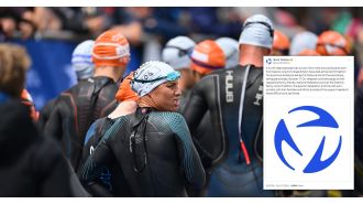 A British triathlete passed away from a heart attack while participating in a triathlon in Spain.