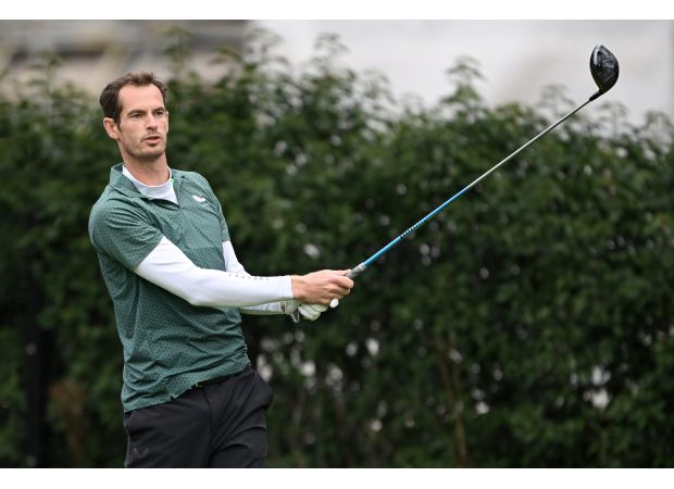 Andy Murray triumphantly claims golf title post-tennis retirement, promises more achievements in the future.
