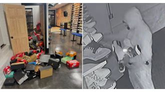 Baffling theft: 100 shoes stolen, only the right ones taken.