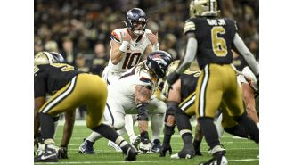Nix shines as scrambling QB in Broncos' win against Saints.