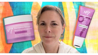 Did 7,000 menopausal women contribute to this skincare range's effectiveness?