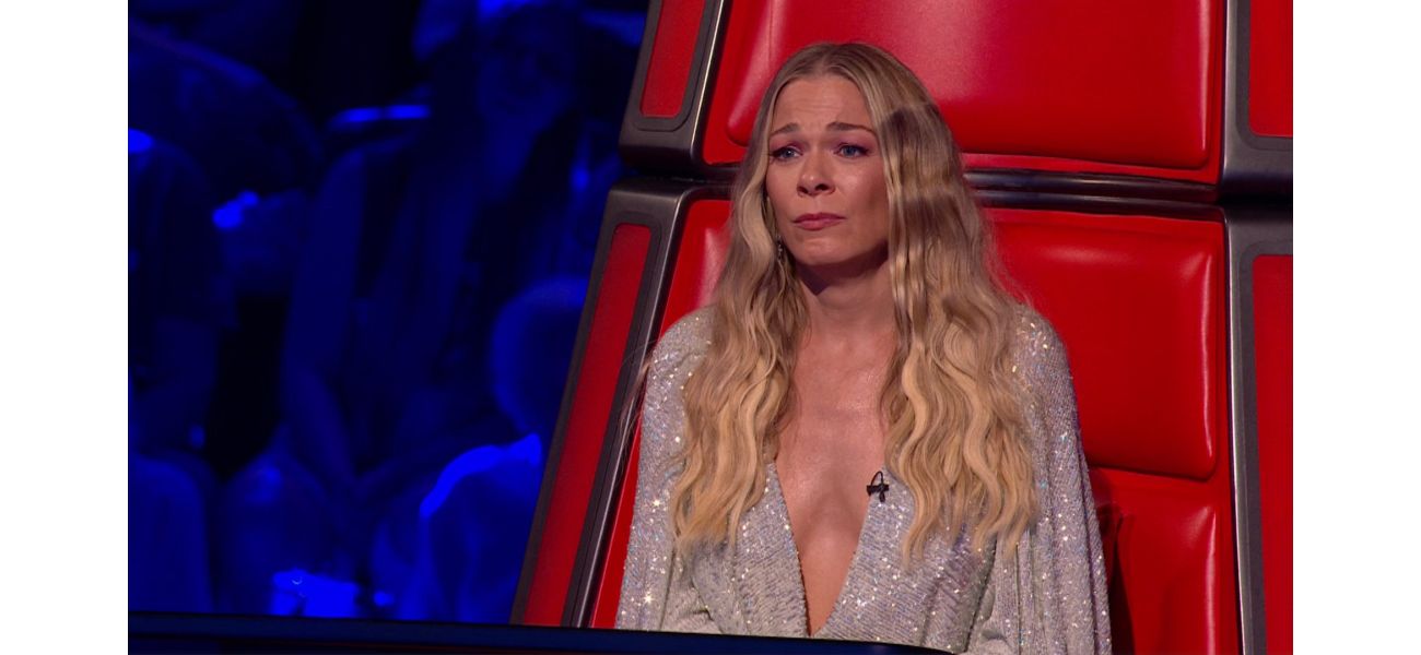 LeAnn Rimes was emotional on The Voice UK after a powerful performance.