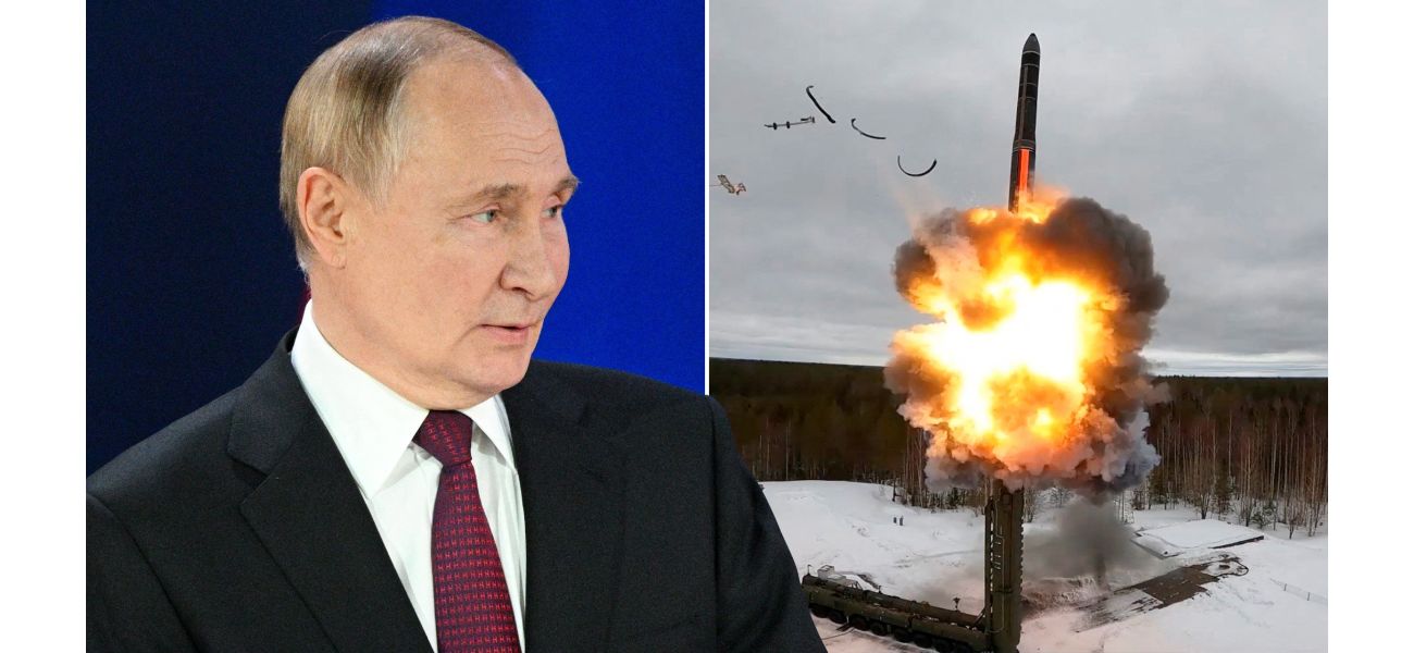 Putin shows off strength with nuclear missile tests.