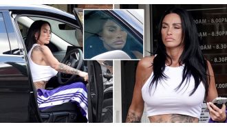 Katie Price resumes driving after 18-month ban.