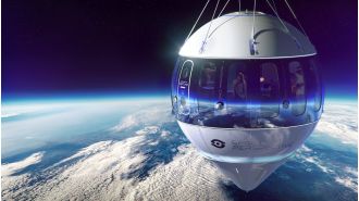 Rides on Richard Branson's high-altitude balloon will set you back £95,000 per person.