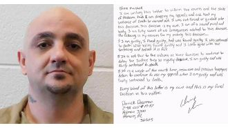 Prisoner requests death by lethal injection after murdering pregnant woman and four others, receives last meal before execution.