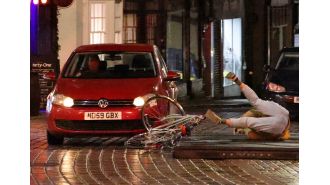 EastEnders actress caught in scary car crash as she returns to television.