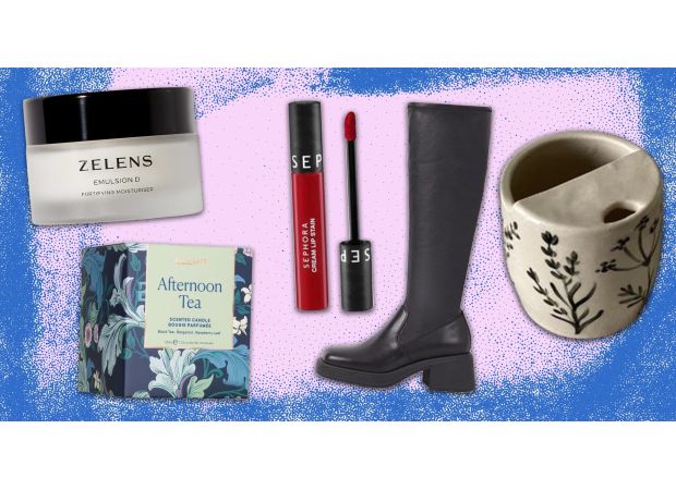 A writer shares their weekly shopping picks, including brands like Vagabond, Elemis, Too Faced, and Etsy.