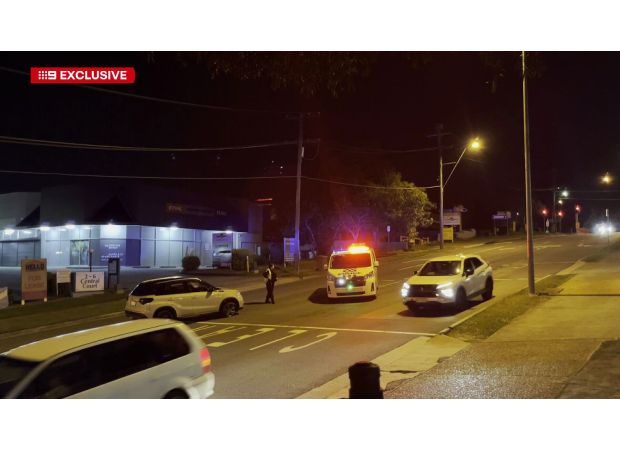 A man in Queensland was shot by police after a chase and stand-off.