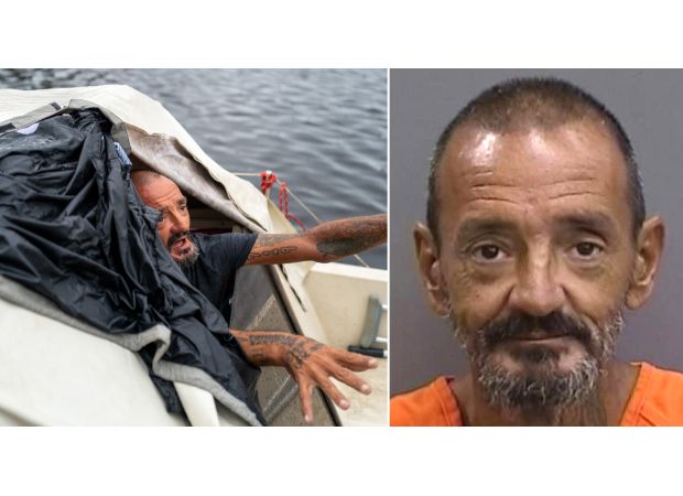 A man named Lieutenant Dan who defeated Hurricane Milton on his boat has been arrested for refusing to move it.