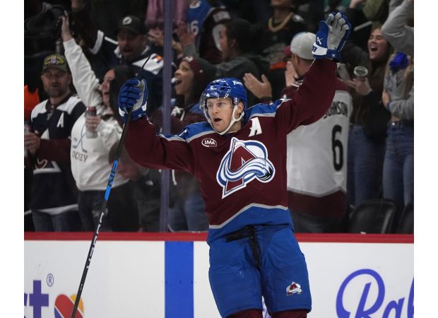 Colorado Avalanche fight back to defeat Anaheim Ducks and secure their first win of the season in overtime.