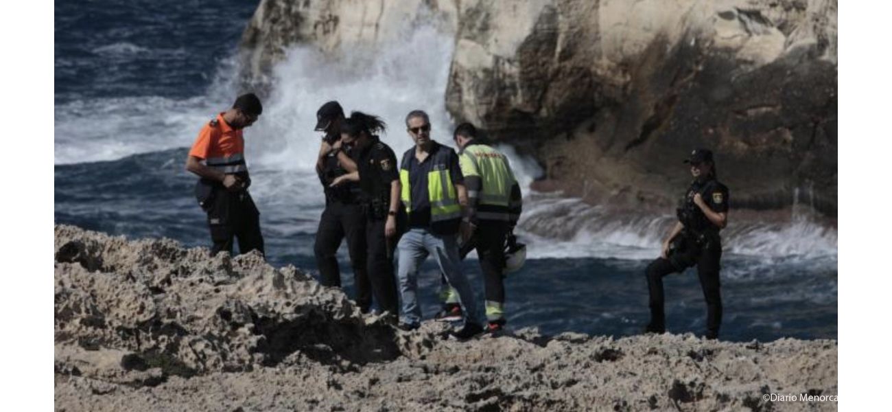 A British tourist died after being dragged into the ocean while taking a stroll in Menorca.