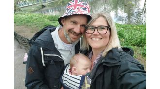 Sam initially believed her pains were the result of being a new mom, but 9 months later her wife passed away.