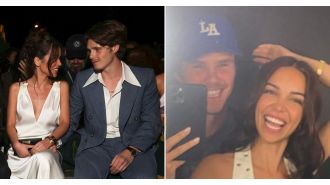 19-year-old Cruz Beckham declares his love for his 29-year-old girlfriend.