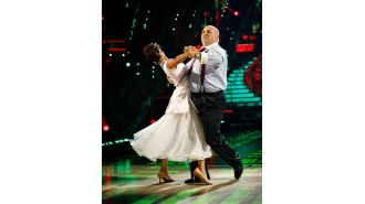 Attention is on Strictly contestants Wynne Evans and Katya Jones following a controversial joke.