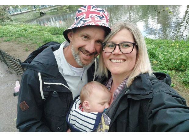 Sam initially believed her pains were the result of being a new mom, but 9 months later her wife passed away.