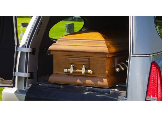Funeral home is sorry for corpse falling into traffic from hearse.
