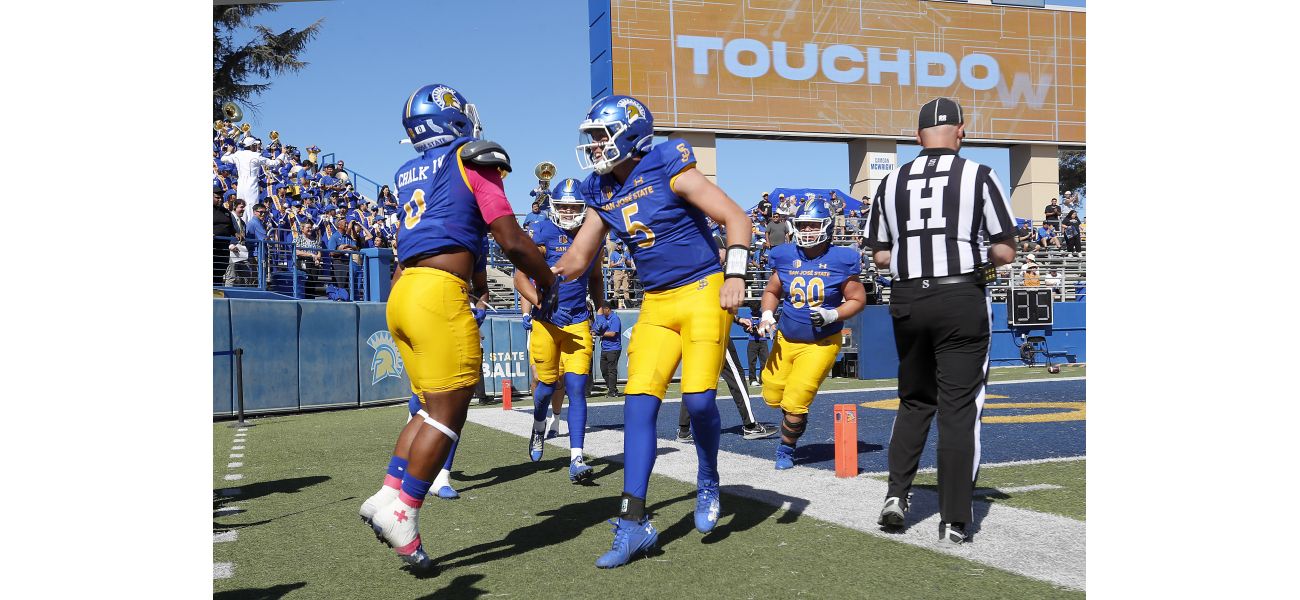 SJSU improves to 5-2 with homecoming victory against Wyoming.