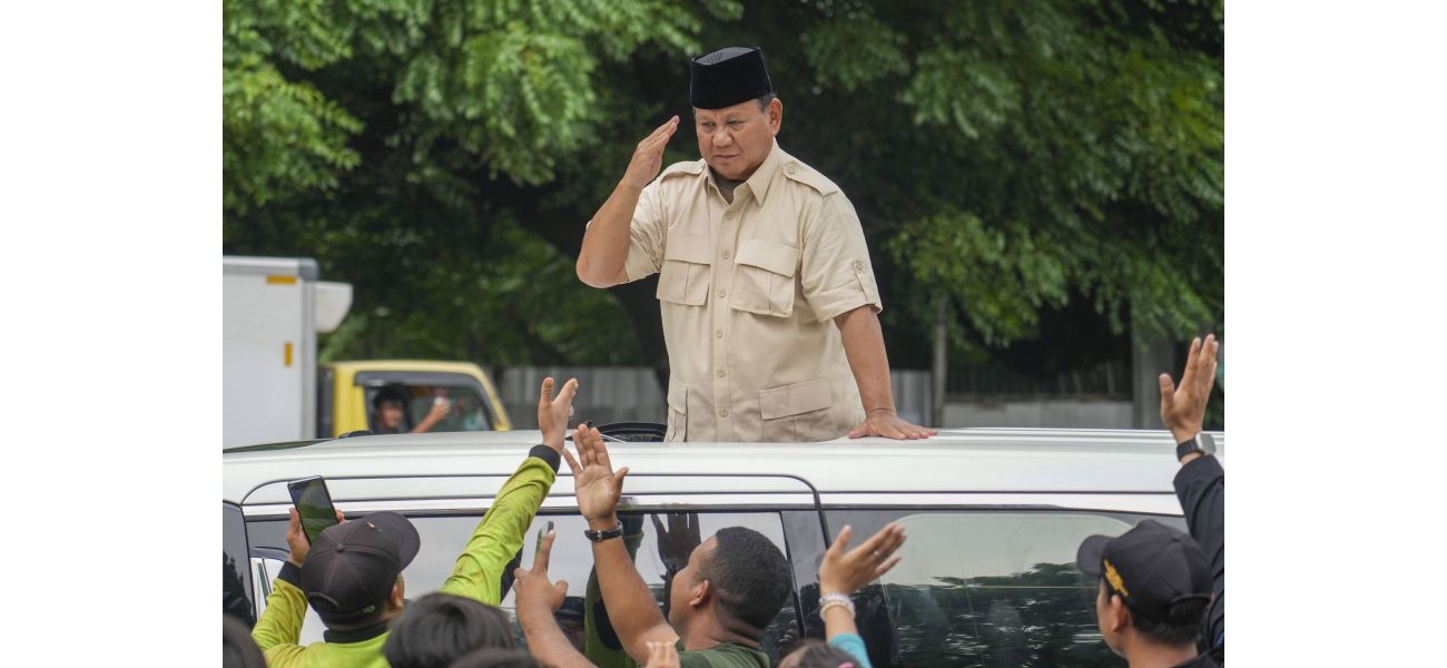 Indonesia's new president is a former general taking the oath of office.