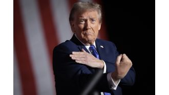 Trump began his political rally by discussing the private parts of golfer Arnold Palmer.