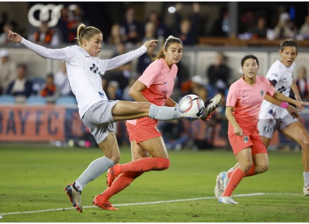 Local star Abby Dahlkemper's skill helps Bay FC edge closer to NWSL playoffs.