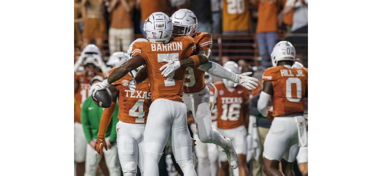 A Texas TD was scored against Georgia after the first attempt was cancelled due to a penalty and debris on the field.