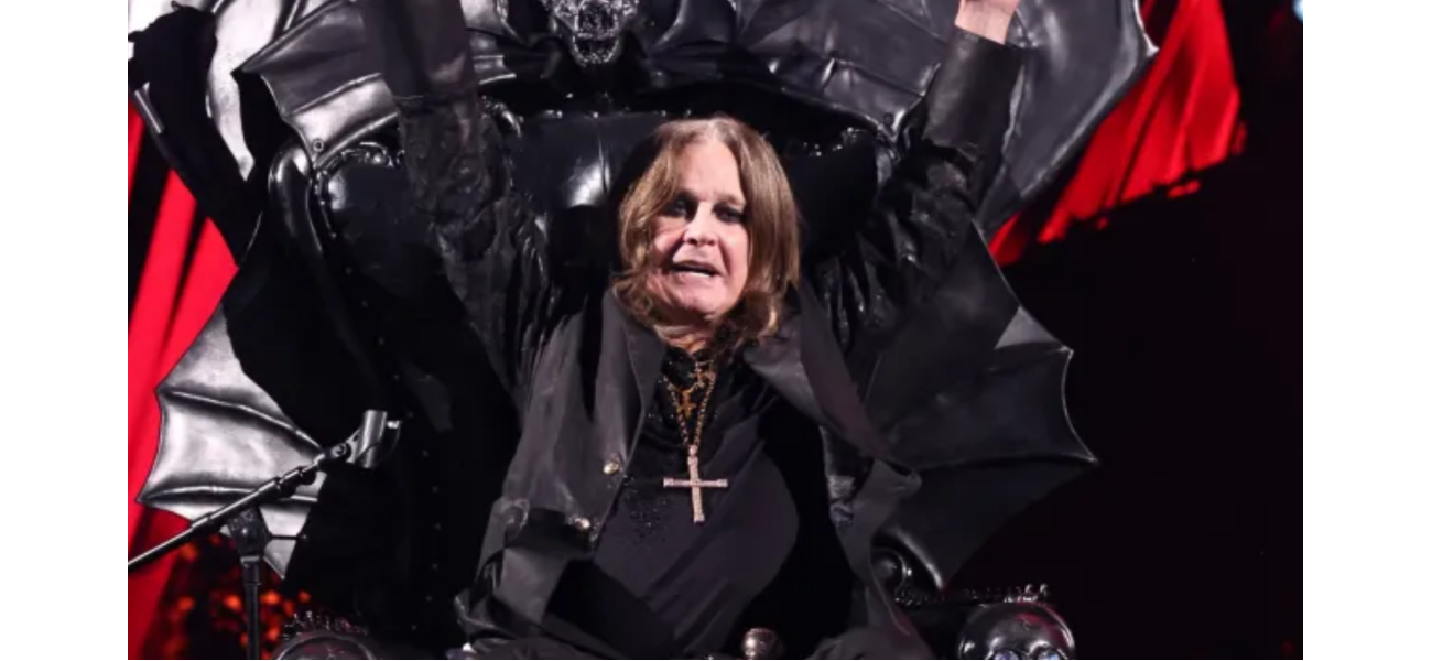 Ozzy Osbourne, at 75 years old, makes light of his numerous surgeries by saying he's almost dead.