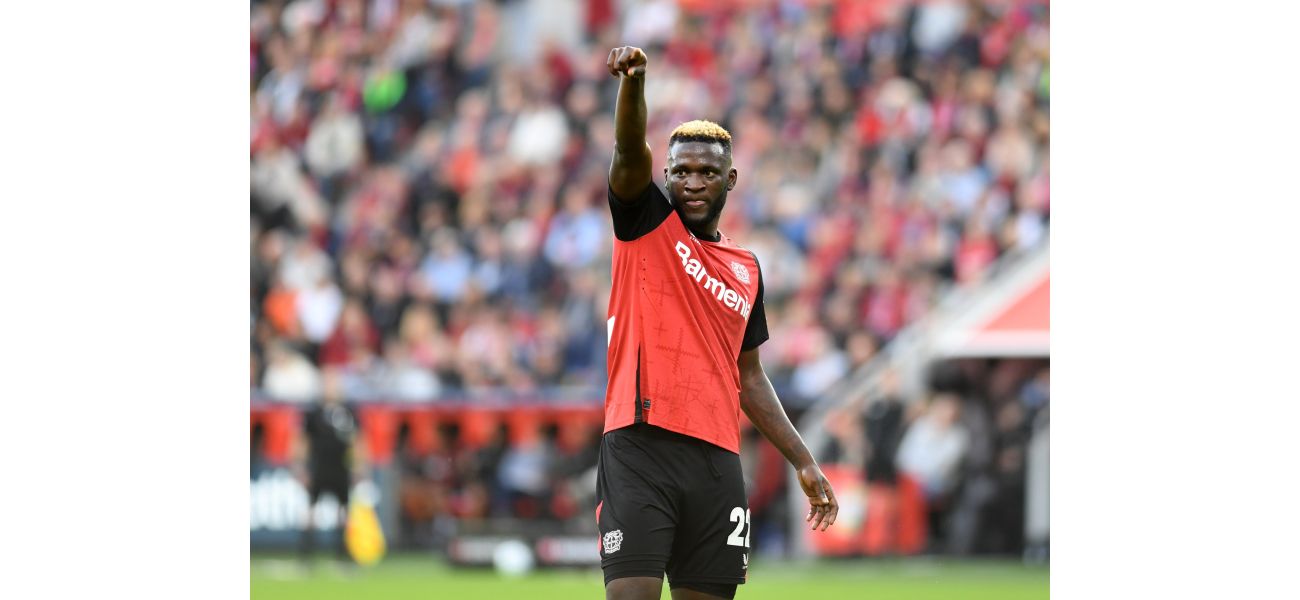 Soccer player Victor Boniface hospitalized following serious car accident.