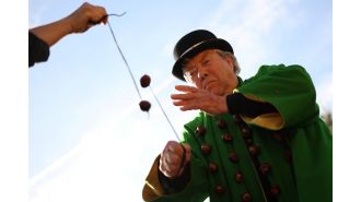 World champion conker player found innocent of cheating in final competition.
