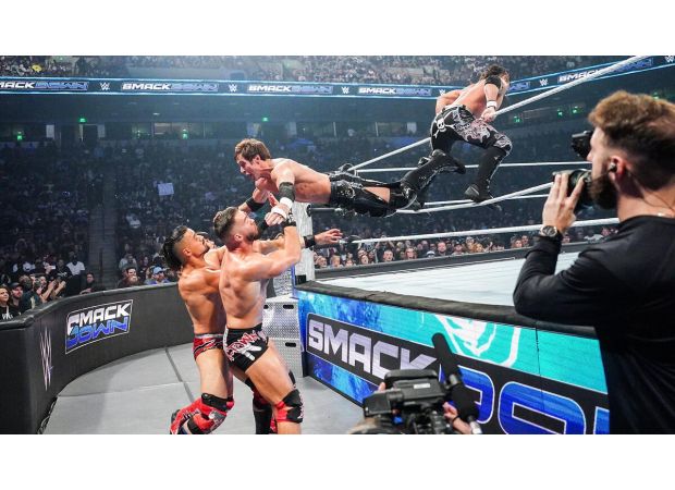 WWE's latest team explains how fate delayed their debut for several years.