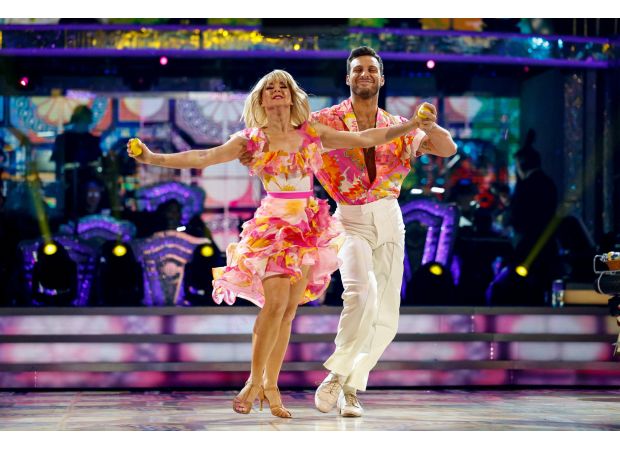 A former Strictly contestant's appearance is drastically different from 18 years ago in a romantic comedy movie.