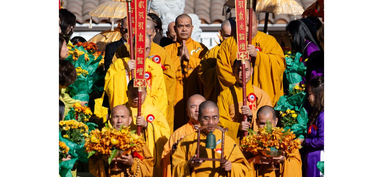 New Buddhist temple in Bay Area shows resilience through its vast size.