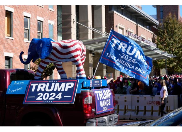 Trump suspected Harris of lying about her past employment at McDonald's, but provided no proof while stopping by the fast food chain.
