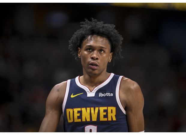 Peyton Watson fully participates in Nuggets practice after 5-week absence.